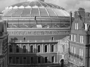 Window cleaning near the Albert Hall South Kensington