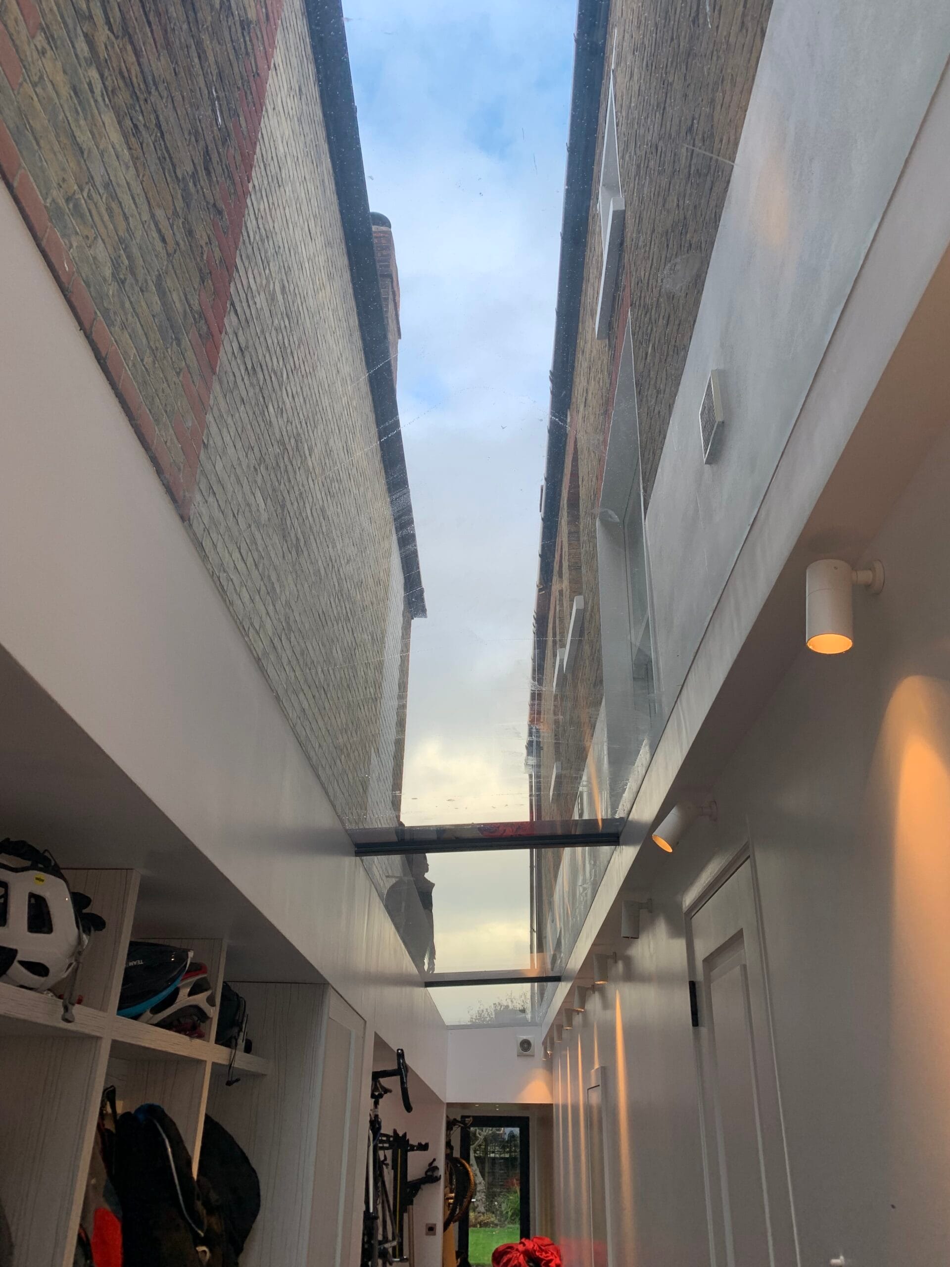 Internal roof light after cleaning in Fulham