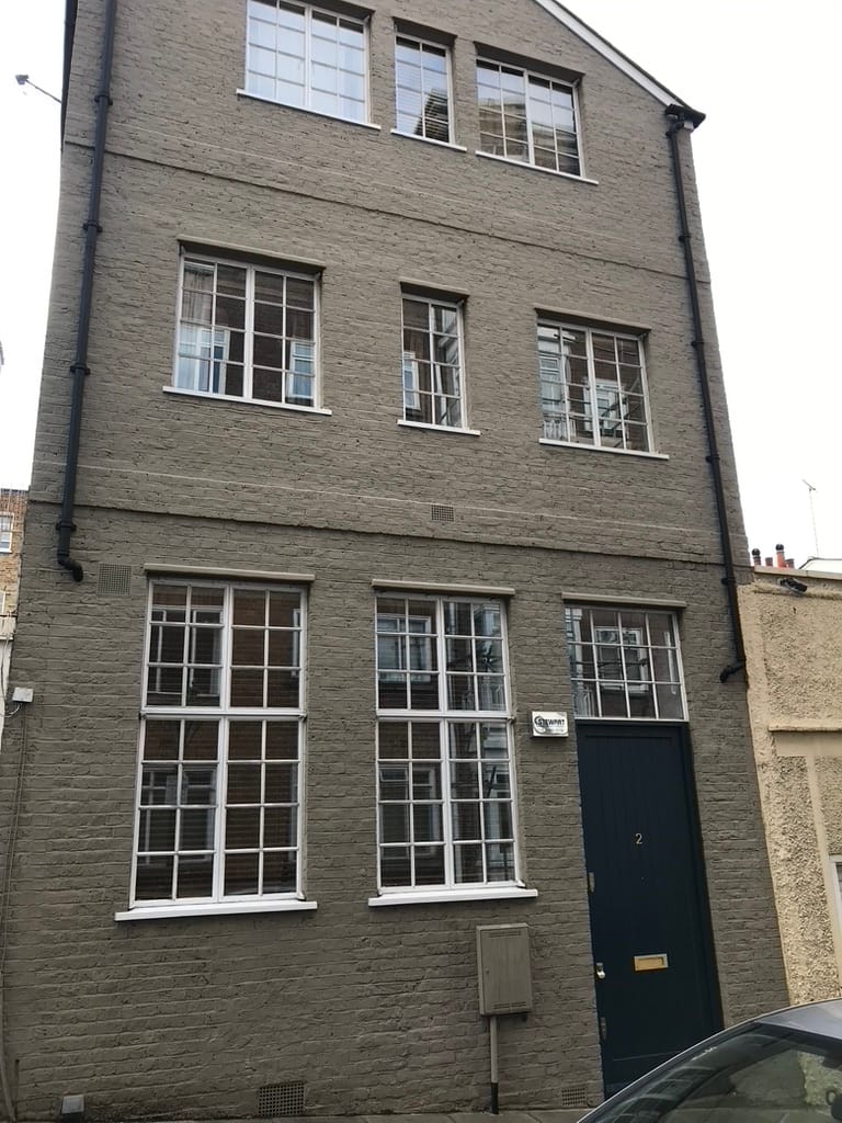 Notting Hill window after cleaning